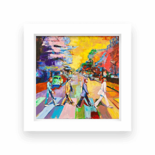 Print enmarcada The Beatles 30x30