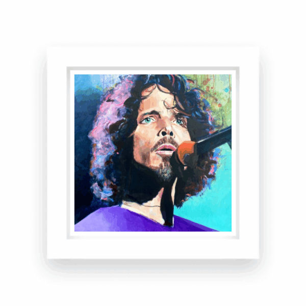 Print enmarcada Chris Cornell 30x30
