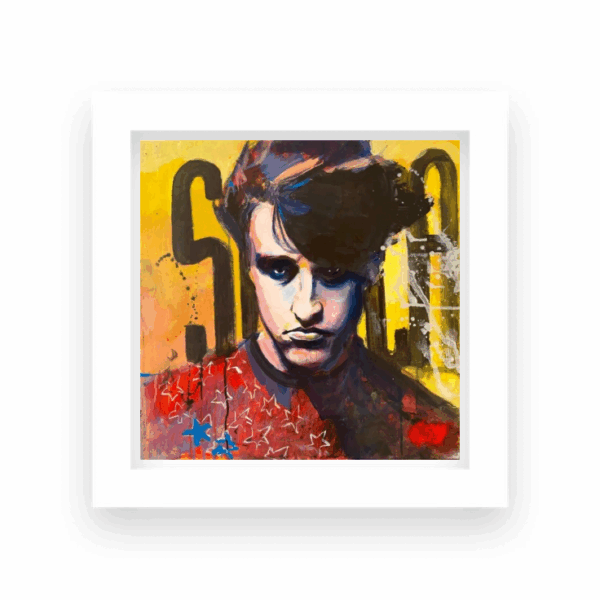 Print enmarcada Jorge González 30x30