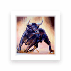 Print enmarcada Toro 30x30