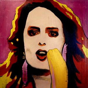 De la serie "Trinitron" Retrato de Cecilia B.