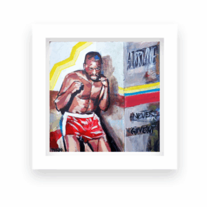 🥊⚖️ **“Hurricane” – Print Enmarcada de Rubin Carter | Edición Limitada**