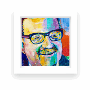 👓🎨 **“Allende en Color” – Print Enmarcada de Obra Original de Salvador Allende**