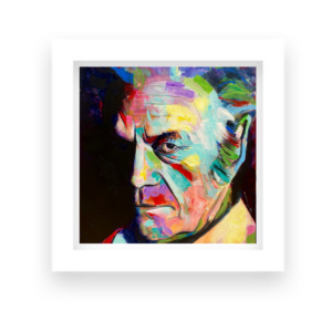 📚⚡ “Antipoesía en Color” – Print Enmarcado de Obra Original Inspirada en Nicanor Parra